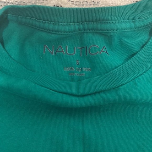 Nautica Green Shirt Size Small - Picture 3 of 3